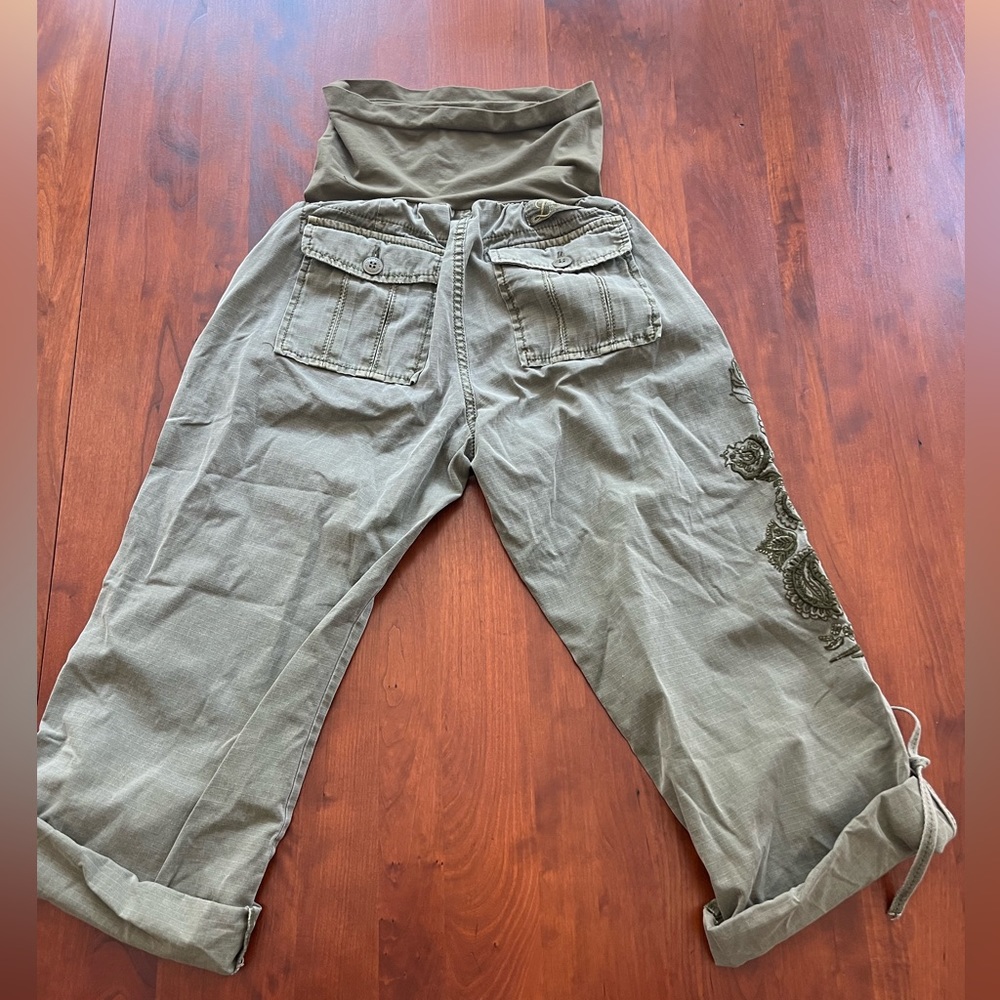 maternity capri jeans